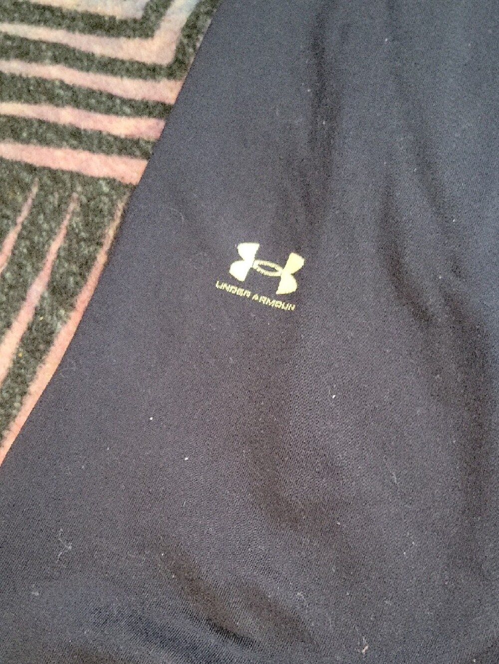 Under Armour Navy Blue Workout Leggings - Picture 2 of 4